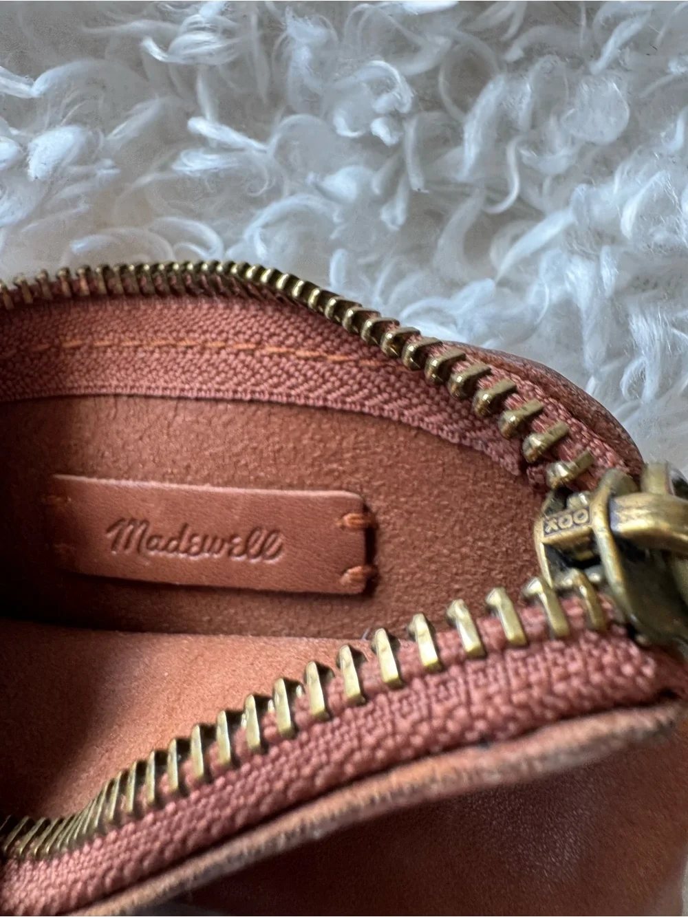 Madewell Bundle (4) Piece Memphis Crossbody Bag Leather Zip Pouch & Card Holder